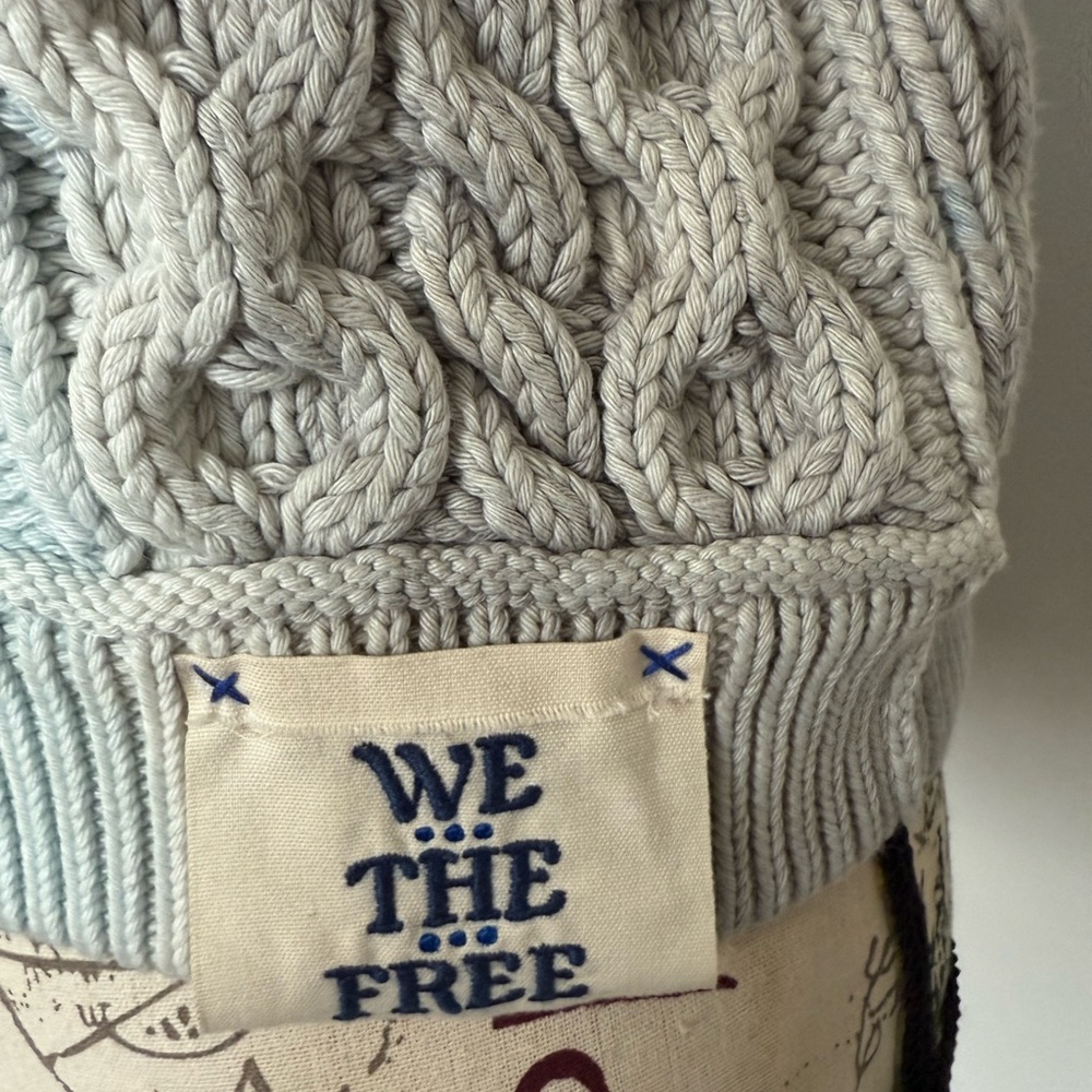We The Free Blue Rain Cable Knit Zip Up Sweater Vest
Women's - Picture 7 of 10